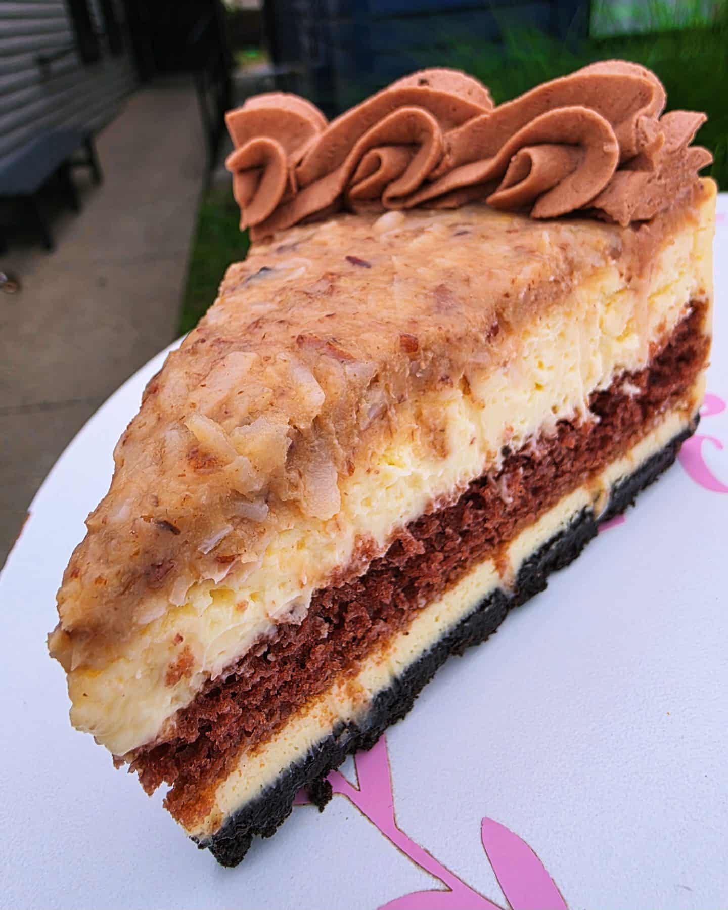 German-chocolate-cheesecake