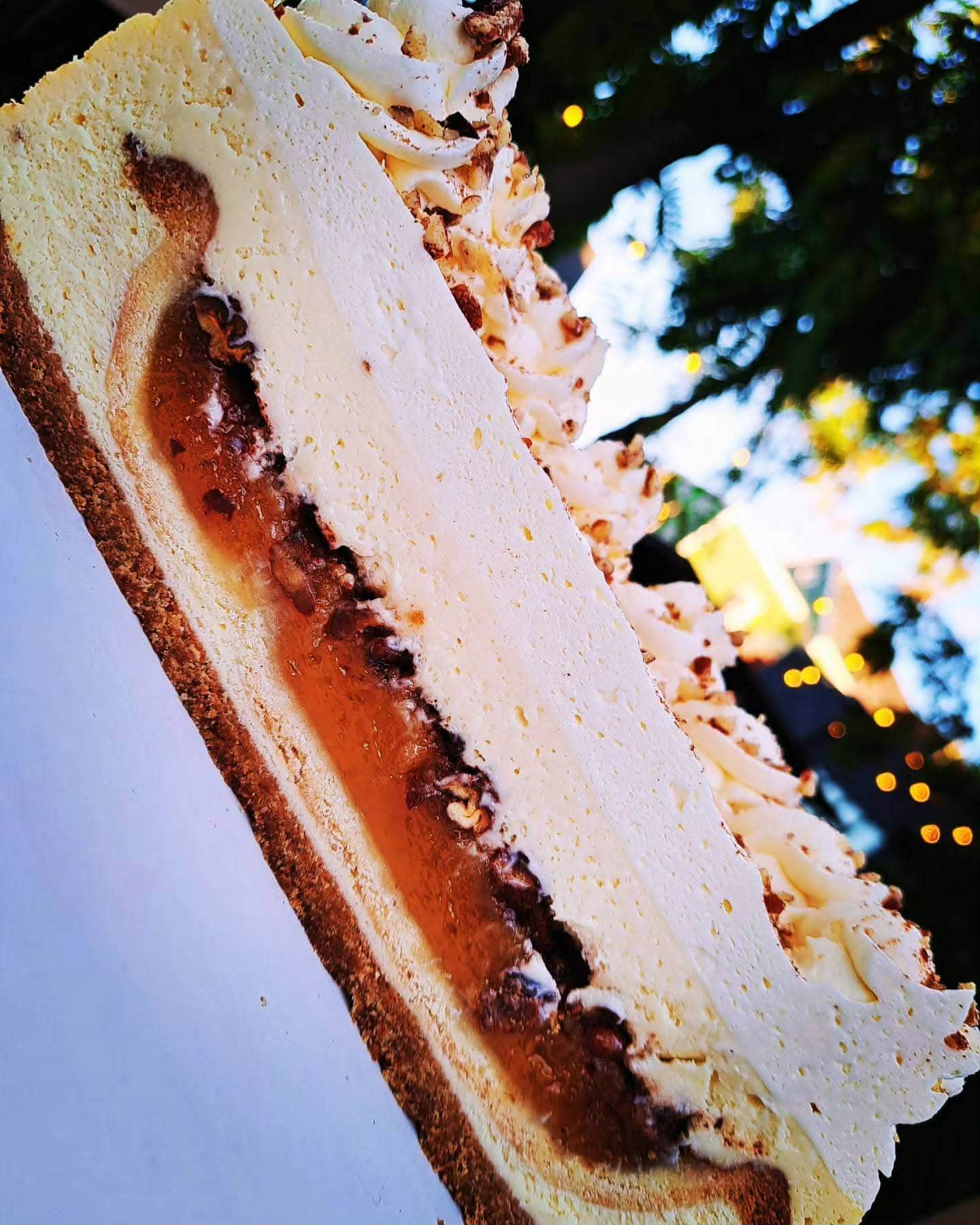 Whole-Pecan-Pie-Stuffed-Cheesecake